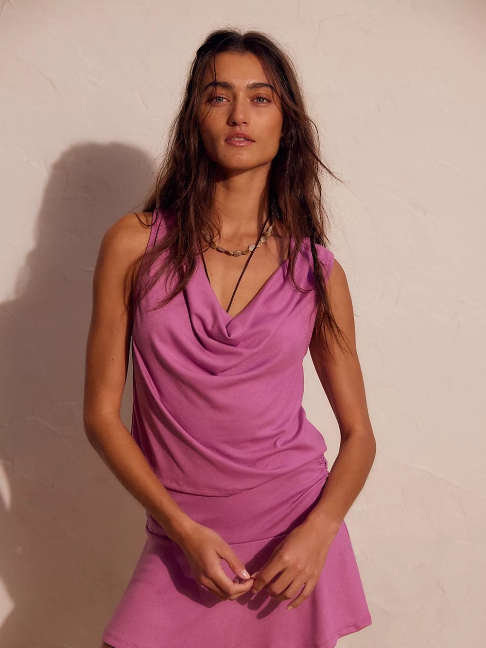 Free People Cowl Neck Tank XS